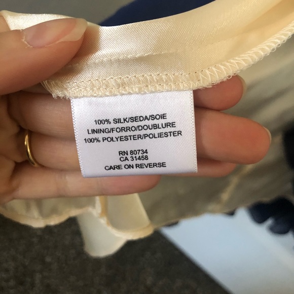 BCBGMAXAZRIA Silk Blue Ombre Gown - Picture 4 of 7